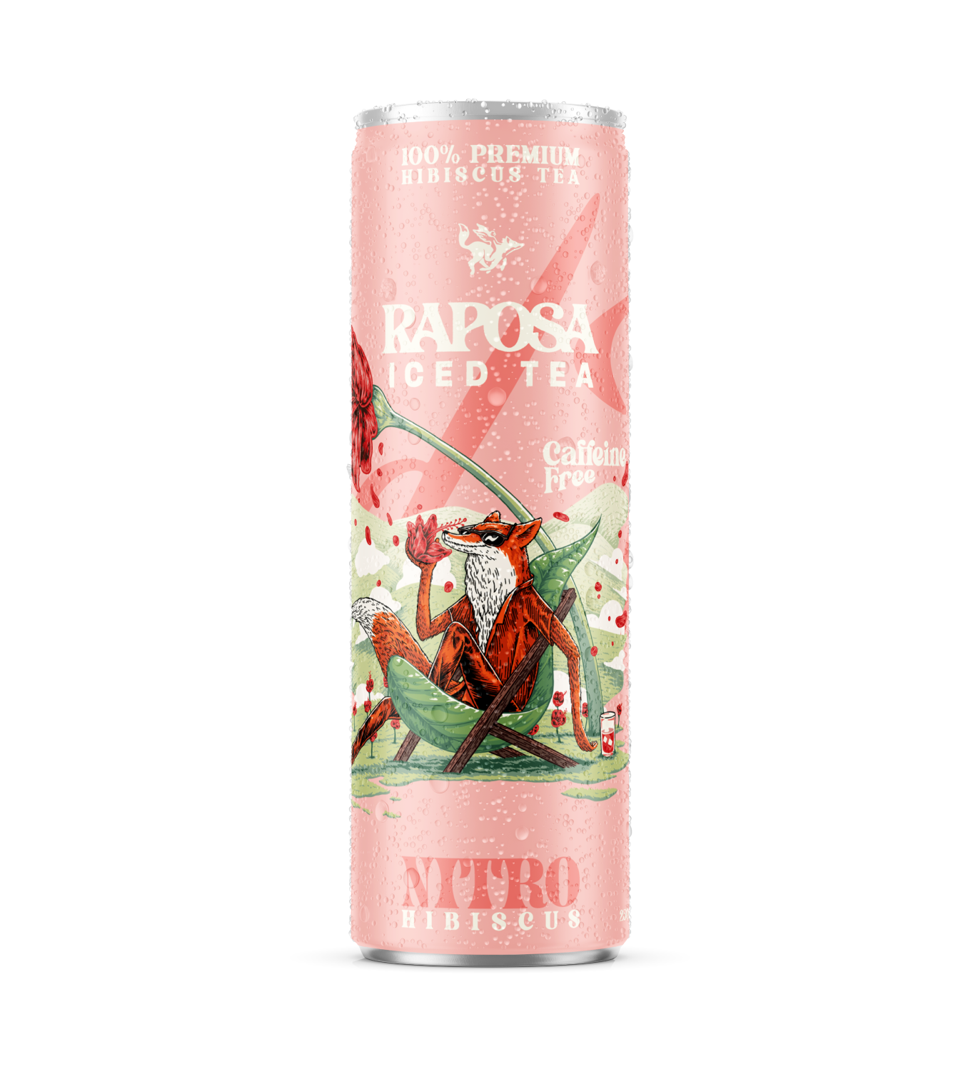 Hibiscus Iced Tea | Tart & Floral Real Brewed Tea | Raposa