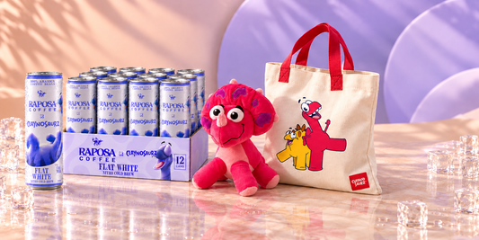 Clayno Flat White Bundle (12-Pack + Plushie + Tote)