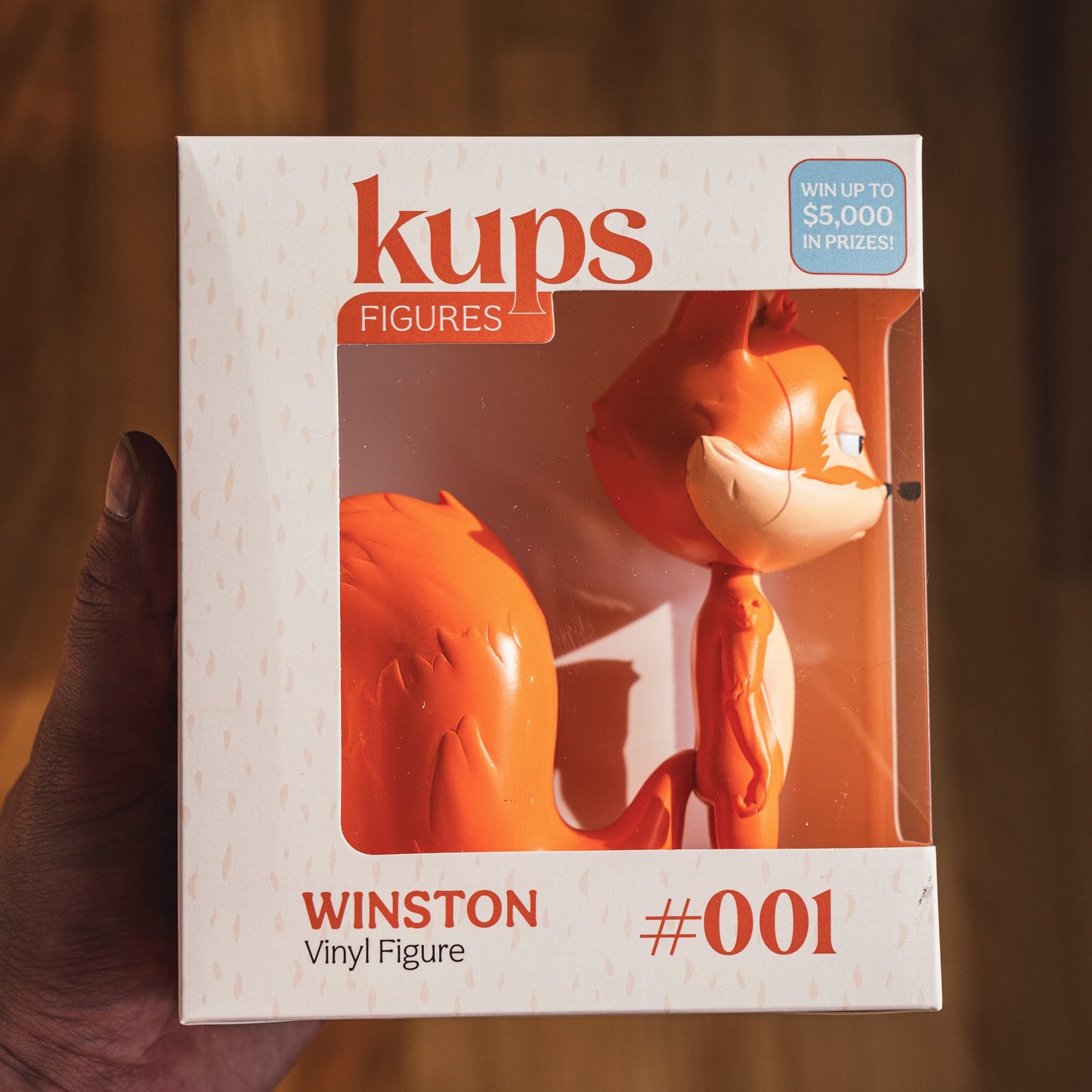 winston #001 kups figurine in official kups collectible packaging