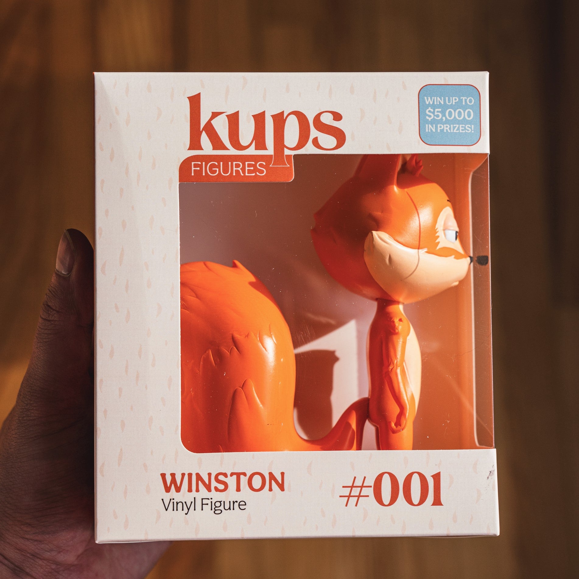 winston #001 kups figurine in official kups collectible packaging