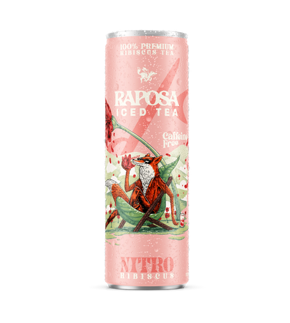 Nitro Cold Brew: Hibiscus Iced Tea (250ml) Caffeine-Free