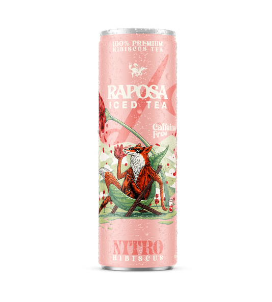 Nitro Cold Brew: Hibiscus Iced Tea (250ml) Caffeine-Free
