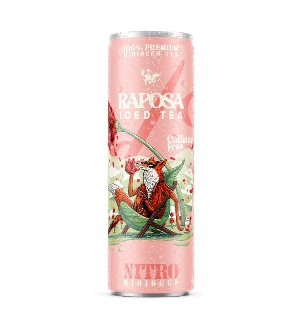 Nitro Cold Brew: Hibiscus Iced Tea (250ml) Caffeine-Free