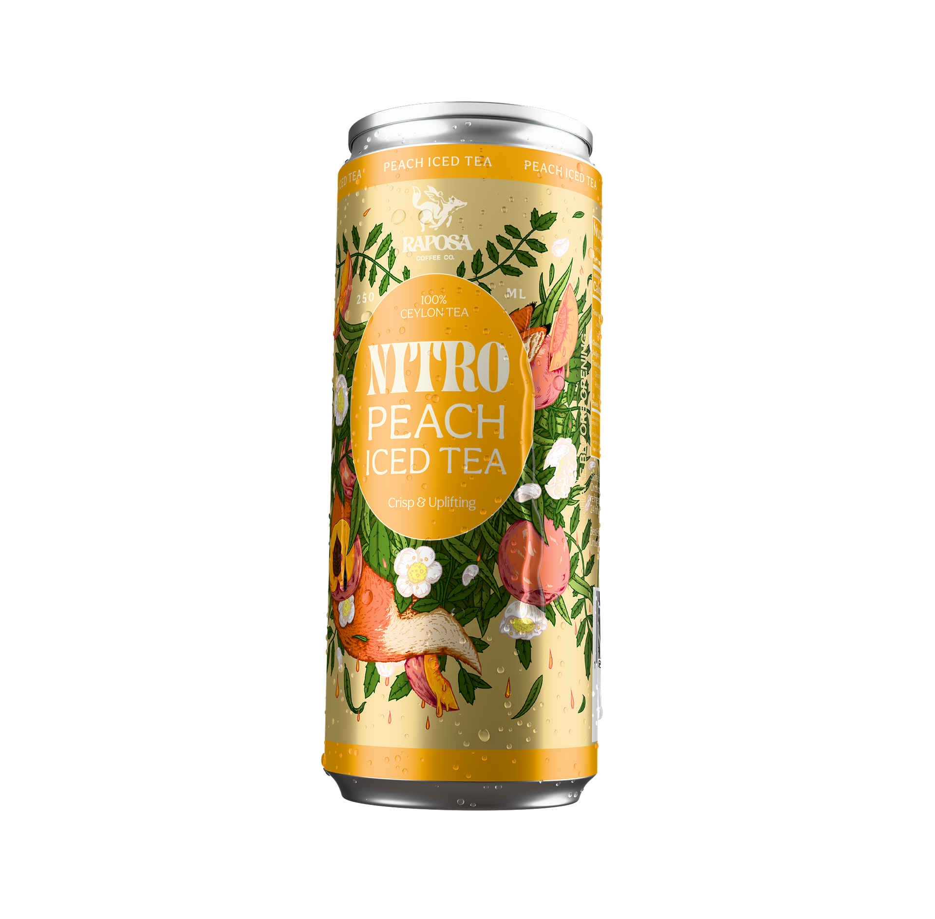 tea Peach Iced Tea | Refreshing Real Brewed Tea | Raposa – Raposa
