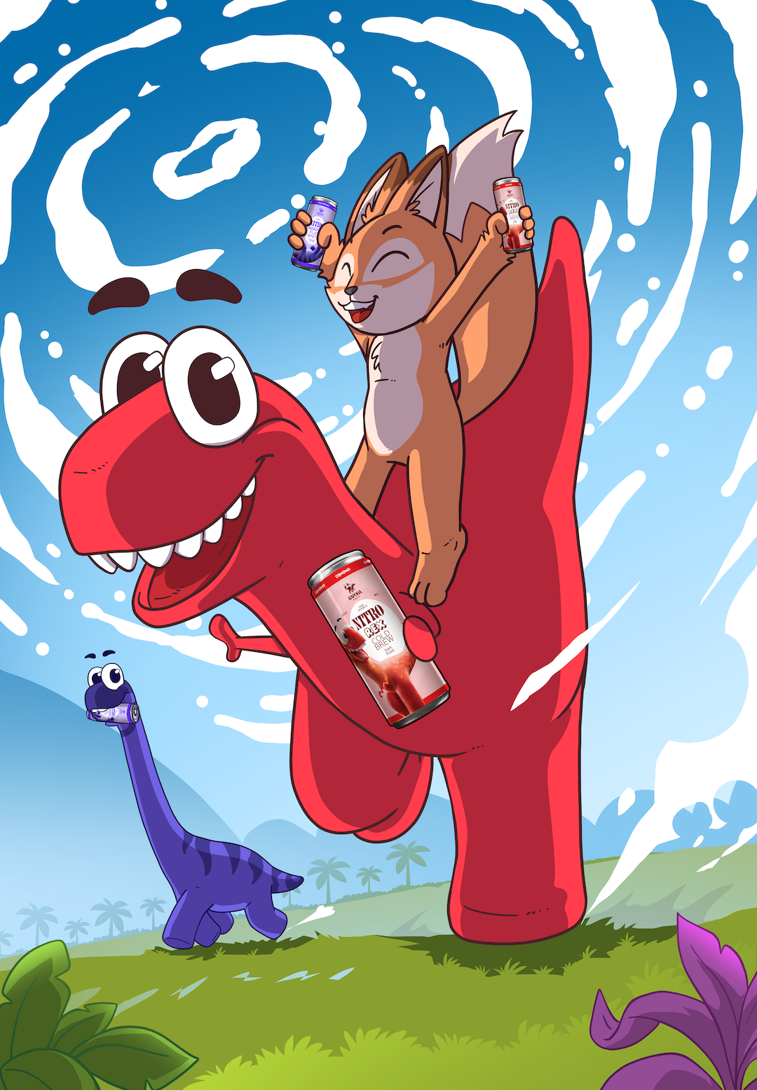 Claynosaurz Limited Edition Cold Brews (4-Pack)