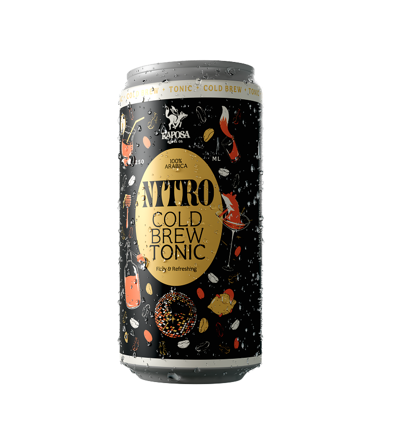 raposa nitro cold brew tonic canned coffee
