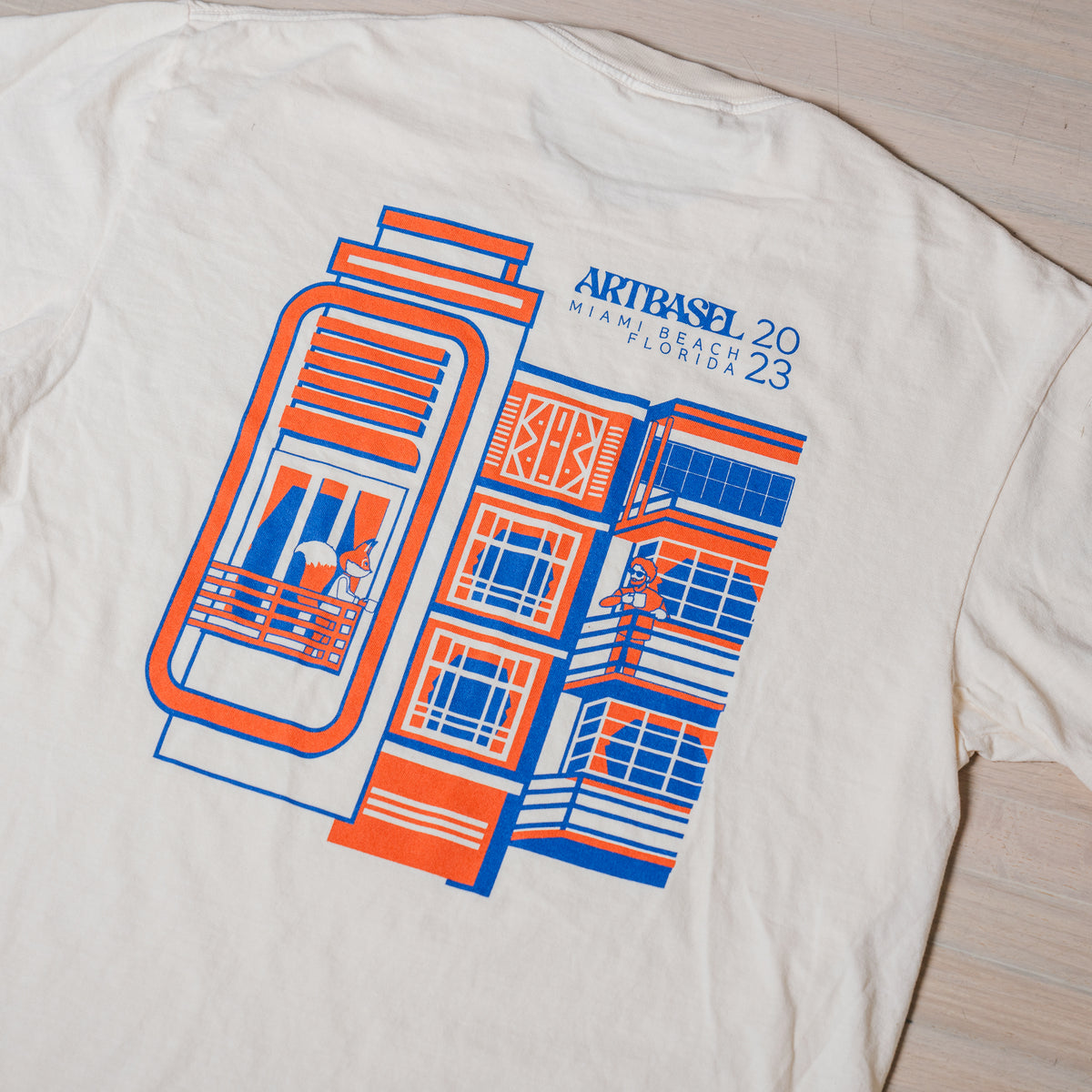 Kups Art Basel Cream Shirt