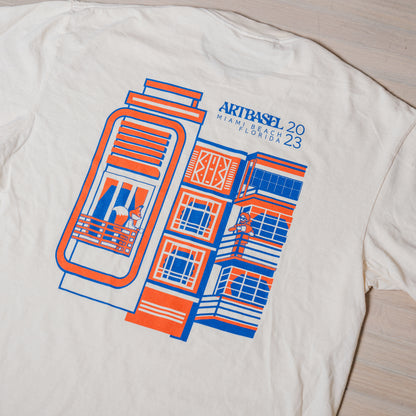 Kups Art Basel Cream Shirt