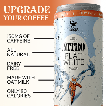 raposa nitro flat white canned nitro coffee upgrade your coffee