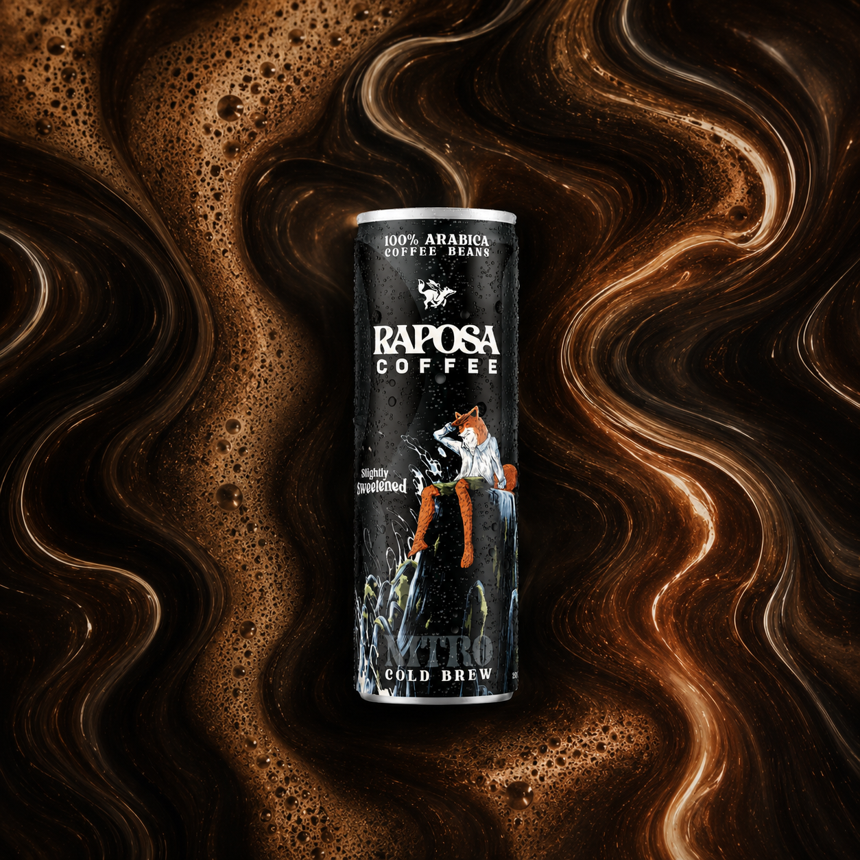 Nitro Cold Brew: Bold - Slighty Sweetened (250ml)