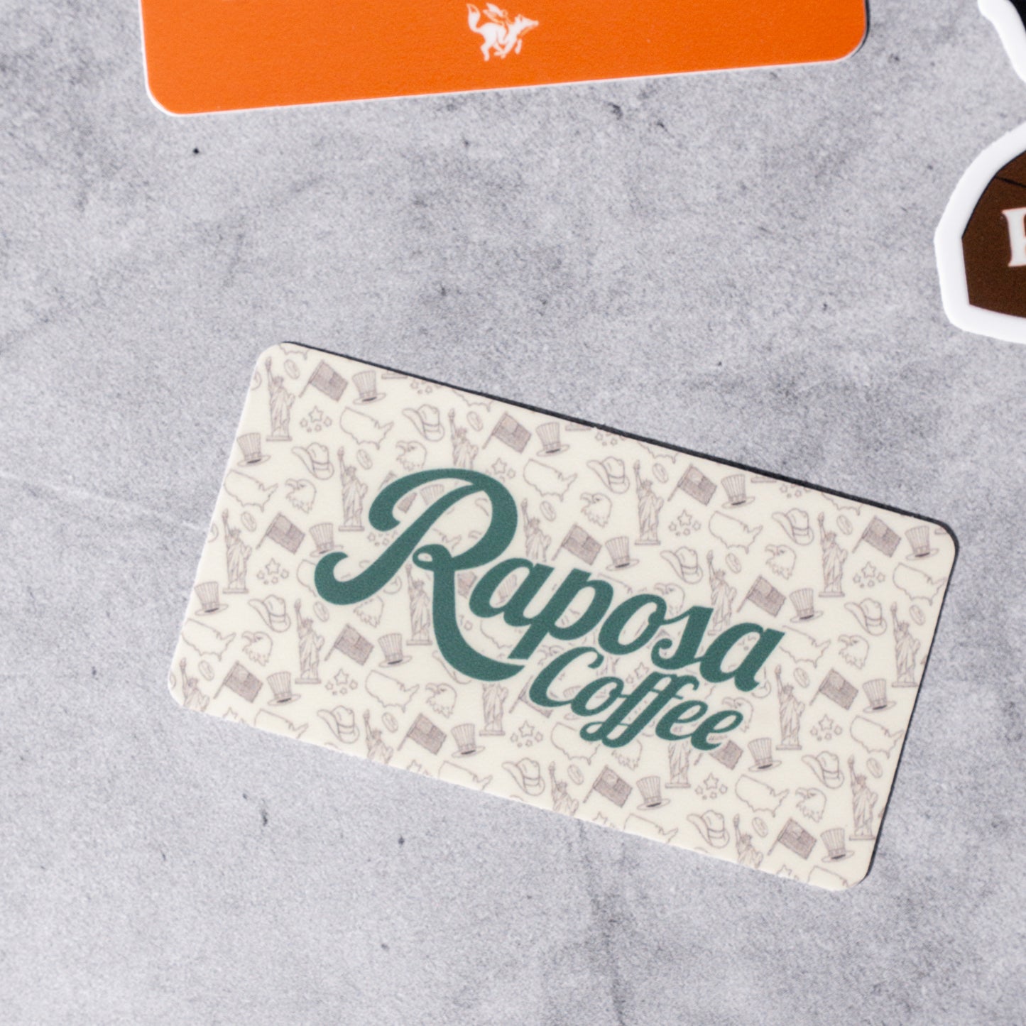 raposa coffee logo vinyl sticker waterproof decal