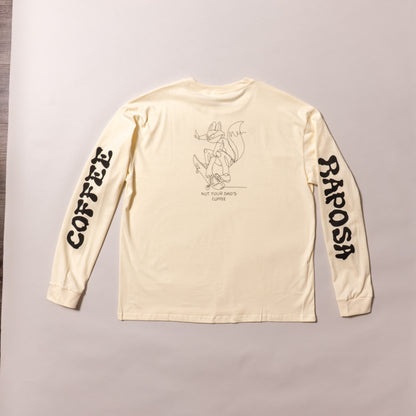Raposa Skate Fox Long Sleeve — Cream