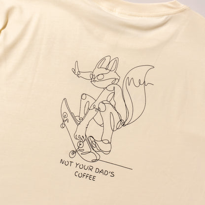 Raposa Skate Fox Long Sleeve — Cream