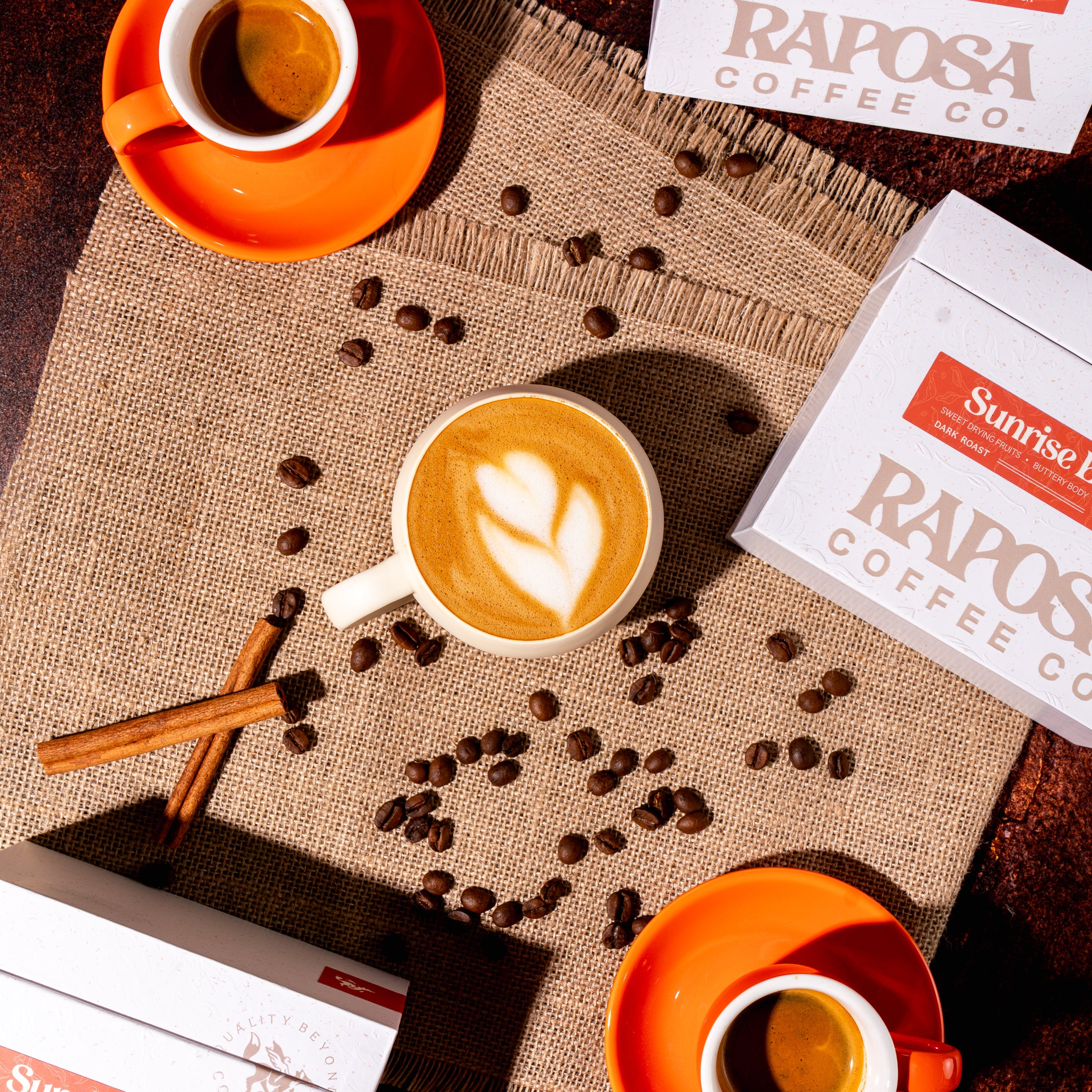 Sunrise Blend Medium-Dark Roast Specialty Coffee | Raposa Coffee